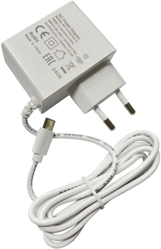 MikroTik MT13-052400-E15BG, napájecí adaptér 5V 2.4A, 12W, pro hAP ax lite