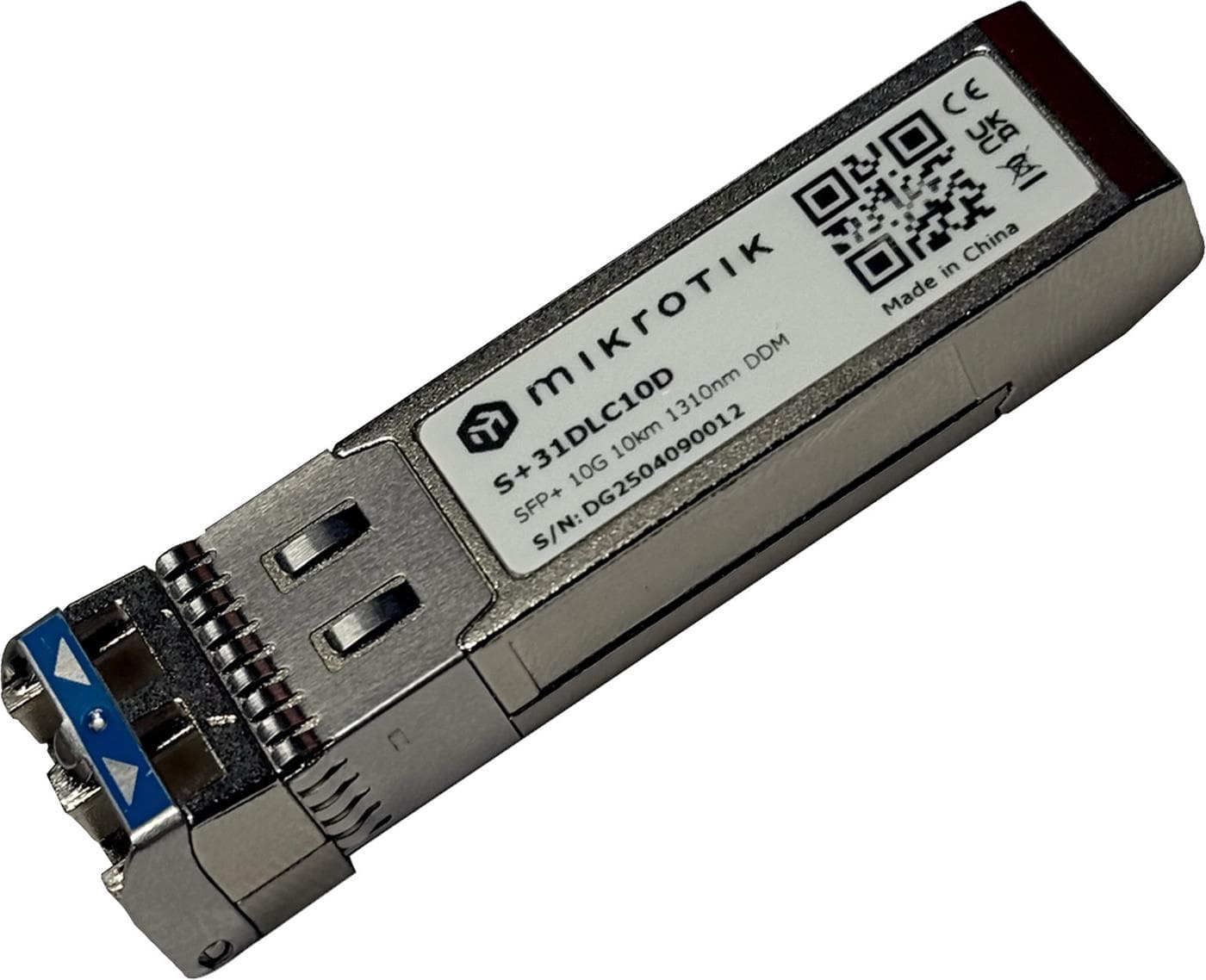 MikroTik SFP+ optický modul S+31DLC10D, SM, 10km, 10G, 1310nm