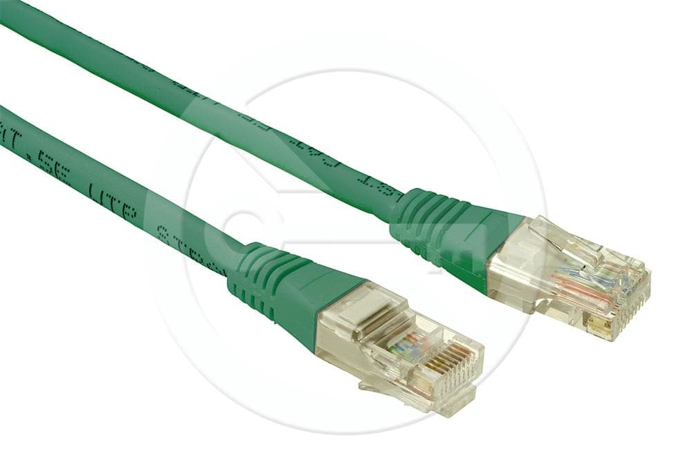 Solarix patch kabel CAT5E UTP PVC 0,5m zelený non-snag-proof