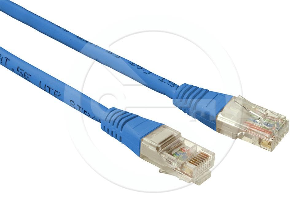Solarix patch kabel CAT5E UTP PVC 5m modrý non-snag-proof