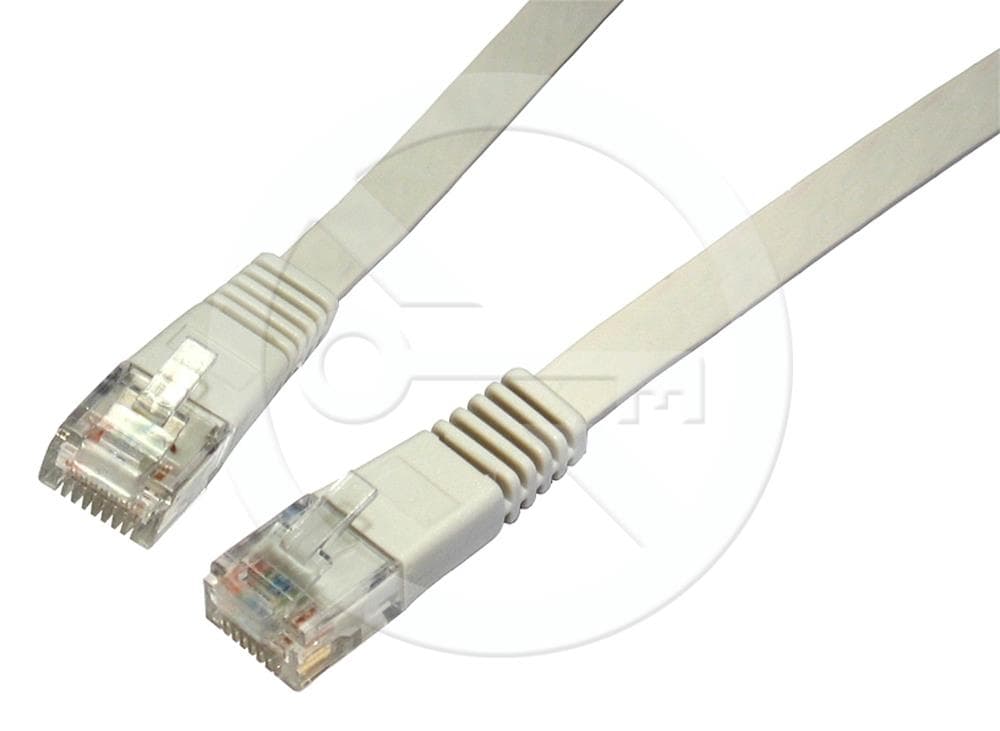 Solarix patch kabel plochý CAT5E UTP LSOH 7m šedý non-snag-proof