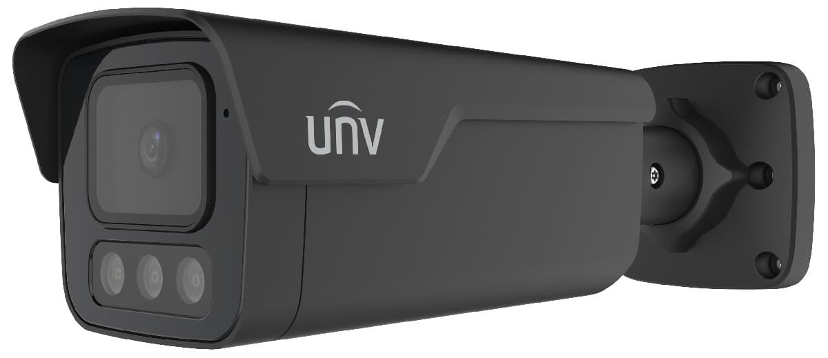 UNV IP bullet kamera - IPC2B18SS-ADF28KMC-I1-BLACK, 8MP, 2.8mm, barevné LED, černá, Prime2