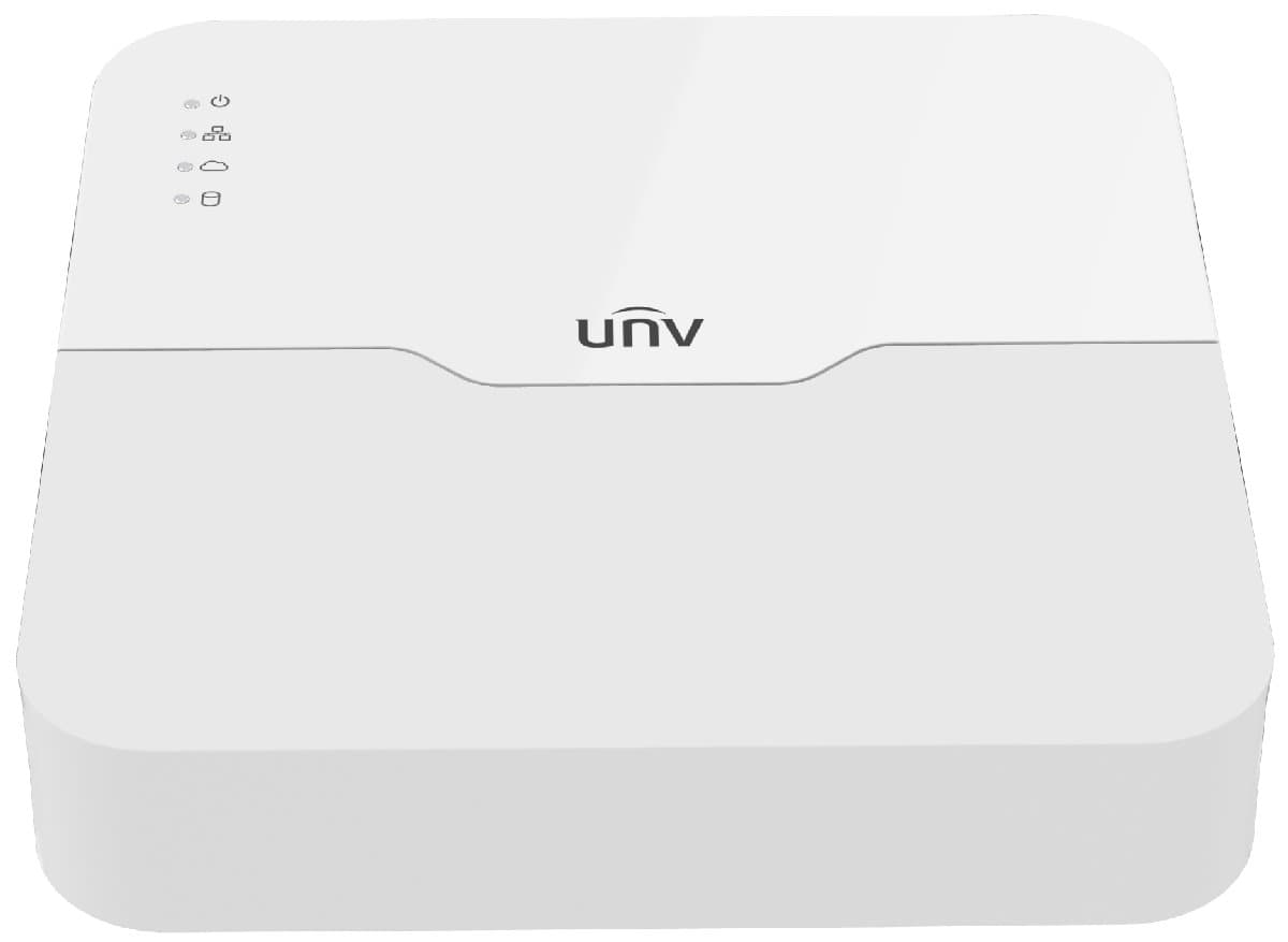 UNV NVR NVR501-04B-LP4-IQ, 4 kanály, 1x HDD, PoE, AI, Prime